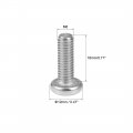 Uxcell M6x18mm Machine Screws Pan Phillips Cross Head Screw 304 Stainless Steel Fasteners Bolts 10pcs