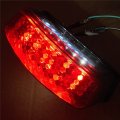 Httmt Mt194-sk Smoke Led Tail Light Brake With Integrated Turn Signals Indicators Compatible 1994-2008 Ducat Monster 400 600