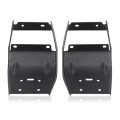 Running Board Brackets For Ford F150 2015 2022 Driver And Passenger Side Fl34-16470 Black Alloy Steel Support Pair 