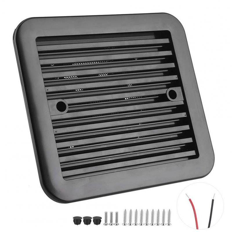 12v 4w Cooling Fan Abs With Shutters Vent Onea Way Side Strong Wind Air Exhaust Car Styling Camper Accessories Wall Mounted Rv