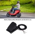 Electric Motorcycle Foot Brake Pedal Vehicle Accelerator Throttle Speed Control Fit For Bikes Scooters Atv Black