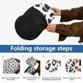 Foldable Car Windshield Sun Shade For Window Black White Leopard K1 Visor Protector Easy To Use Fits Windshields Of Most Size