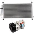 Aintier 3089 C Condenser 77389 A Compressor Set Replacement For 2005-2008 Fit Honda Pilot 2006-2008 Ridgeline 