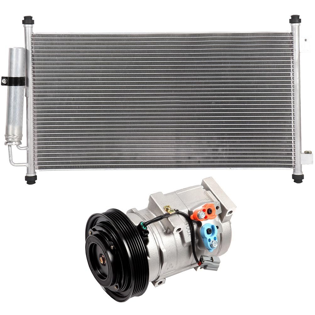 Aintier 3089 C Condenser 77389 A Compressor Set Replacement For 2005-2008 Fit Honda Pilot 2006-2008 Ridgeline