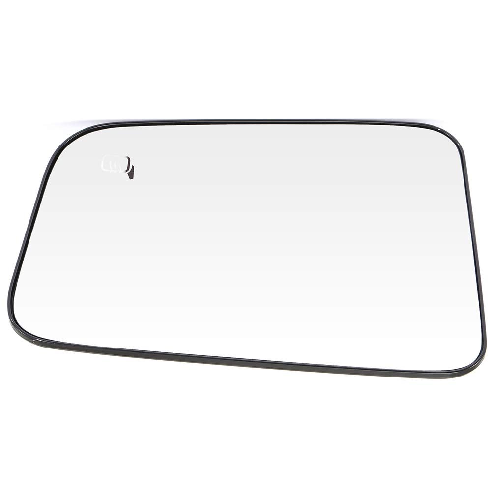 Left Side Door Mirror Glass- For 2007 2008 2009 2010 2011d Edge 2007-2010 For Lincoln Mkx Metallic Finish Heating Chrome