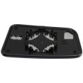 Left Side Door Mirror Glass- For 2007 2008 2009 2010 2011d Edge 2007-2010 For Lincoln Mkx Metallic Finish Heating Chrome