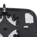 Left Side Door Mirror Glass- For 2007 2008 2009 2010 2011d Edge 2007-2010 For Lincoln Mkx Metallic Finish Heating Chrome