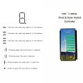 Wind Solar Hybrid Controller Aluminum Alloy Pwm 6ma Ip67 12 24v 500w Turbine Generator For Street Light