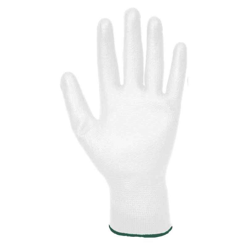 Portwest A120 Pu Palm Glove White Large