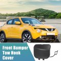 Uxcell Car Front Left Bumper Tow Hook Cover Towing Eye Cap For Nissan Juke F15 Fl 2014-2018 No 622a0bv80a