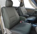 Iggee Artificial Leather Custom Made Original Fit 2 Front Seat Covers Armrest Charcoal Designed For 2000-2003 Toyota Tundra 