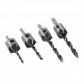 Uxcell Countersink Drill Bits For Wood 3mm To 6mm Adjustable Reamer With Hex Wrench Punch Tool Woodworking Carpentry Diy Hss