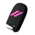 Hot Pink Slash Silicone Key Fob Cover For Dodge Charger Challenger Srt Hornet Rt Dart Durango Journey 5 Button Remote Case