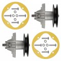 Caltric 2 Set Spindle Assembly With Deck Ring Compatible Troy Bilt 618-04125a 918-04125a 618-04125b