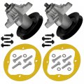 Caltric 2 Set Spindle Assembly With Deck Ring Compatible Troy Bilt 618-04125a 918-04125a 618-04125b