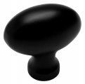 Cosmas 20 Pack 6022fb Flat Black Oval Oblong Cabinet Knob 