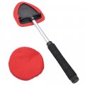 Autoec Windshield Cleaning Tool Car Window Cleaner With Extendable Handle For Home Office Use 2 Washable Reusable Microfiber 
