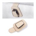 Sunglasses Holders For Car Sun Visor Universal Vehicles Leather Eyeglasses Holder Mount And Ticketd Clip Car Auto Interior 