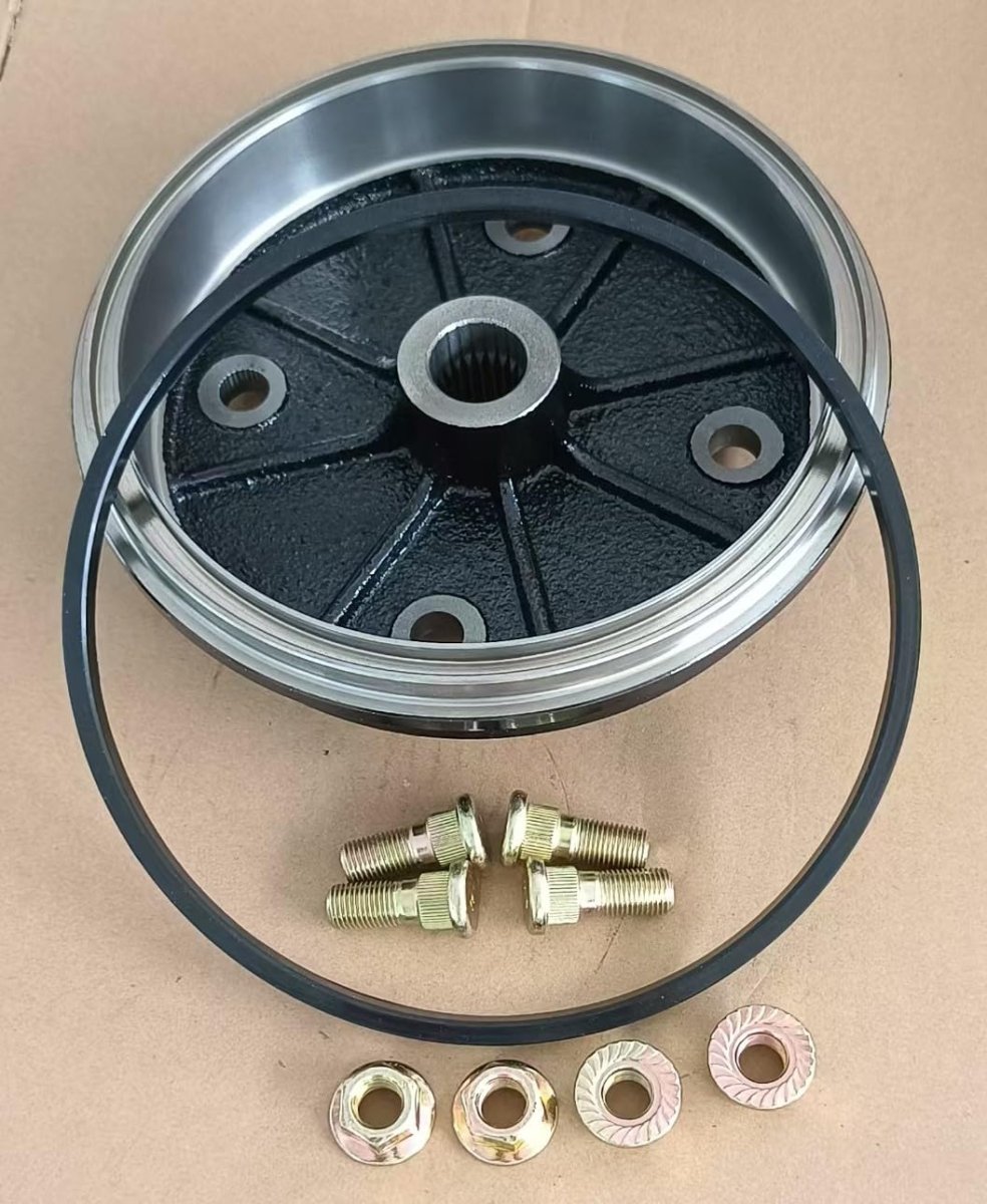 Wantone Racing Rear Brake Drum Hub 41038-1226 With Seal Lug Bolts Replacement For 1994-2000 Kawasaki Mule Kaf 620 2010 2020