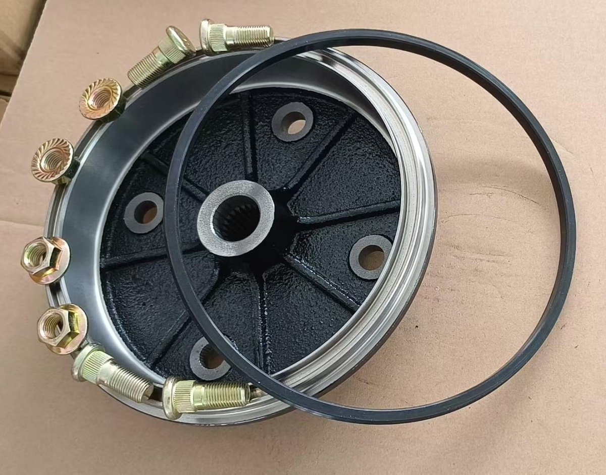 Wantone Racing Rear Brake Drum Hub 41038-1226 With Seal Lug Bolts Replacement For 1994-2000 Kawasaki Mule Kaf 620 2010 2020