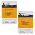 Niche Brake Pad Set For Yamaha Yzf600r Fzr1000 Fzr600r Vmax 1200 3gm-w0045-03-00 Front Semi-metallic 2 Pack