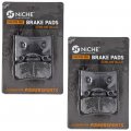 Niche Brake Pad Set For Yamaha Yzf600r Fzr1000 Fzr600r Vmax 1200 3gm-w0045-03-00 Front Semi-metallic 2 Pack