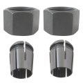 1 2 In Router Collet Set Pack Replacement For Dewalt Dw616 Dw618 1617 1618 Series Hitachi And Craftsman Routers