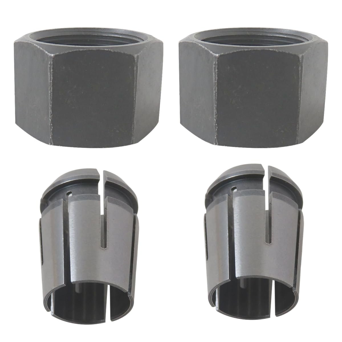 1 2 In Router Collet Set Pack Replacement For Dewalt Dw616 Dw618 1617 1618 Series Hitachi And Craftsman Routers
