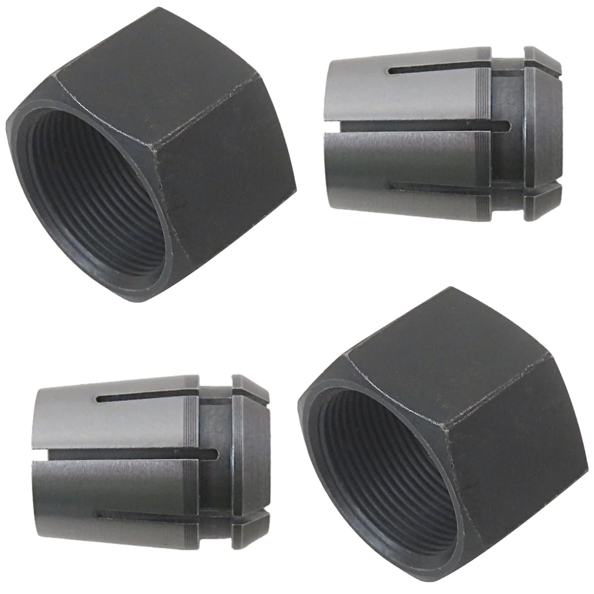 1 2 In Router Collet Set Pack Replacement For Dewalt Dw616 Dw618 1617 1618 Series Hitachi And Craftsman Routers