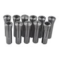 11pcs R8 Collet Set 1 8 To 3 4 In Round Chuck Spring Collets For Cnc Milling Lathe Tool And Engraving Machine 7 16 20 Unf