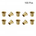 Uxcell Hollow Rivet 5mm X 6mm Through Hole Copper Rivets Grommets Double-sided Circuit Board Pcb 100pcs