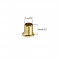 Uxcell Hollow Rivet 5mm X 6mm Through Hole Copper Rivets Grommets Double-sided Circuit Board Pcb 100pcs