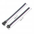 Uxcell Rgb Wire 4 Pin Male Female Cable For 5050 3528 5630 Led Light Strip 10sets