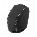 A Absopro Gear Shift Lever Cover Automotive Interior Knob Trim For Lexus Nx 250 2022 2023 Black Gray Stitches 