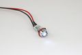 Pilotlights 12 Volt Dc Pilot Light 10mm Panel Indicator With Wiring Pigtail White Led 12vdc 