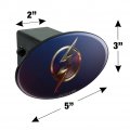 The Flash Movie Logo Oval Tow Hitch Cover Trailer Plug Insert 2