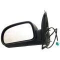 Door Mirror Driver Side For 2006 Gmc Envoy Xl Power Glass Non Heated Manual Folding Textured Black Type 2 Replaces 15808571 