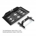 Battery Tray Clamp Black Storage Holder Mount Hold Down Bracket Kit Car Accessory 19cm