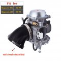 Carburetor With Intake Manifold Boot For Polaris Magnum 425 95-98 500 99-03 2x4 4x4 Atv Quad Carb