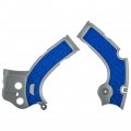 X-grip Frame Guards Silver Blue For Yamaha Yz450f 2016-2017 