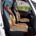 Mioolkt Cowboy Anime Bebop Car Seat Covers Auto Protectors Durable Quality Front Cushion Cover Universal Fit Automotive Vehicle 