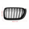 X Autohaux 1 Pair Glossy Black Car Hood Kidney Bars Front Grille Double Line 4 Door For Bmw X3 2015-2017