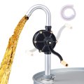 55 Gallon Drum Pump Hand Crank Fuel Transfer For 15 To Drums Heavy Duty Aluminum Alloy Barrel With 39 4 In Discharge Hose 