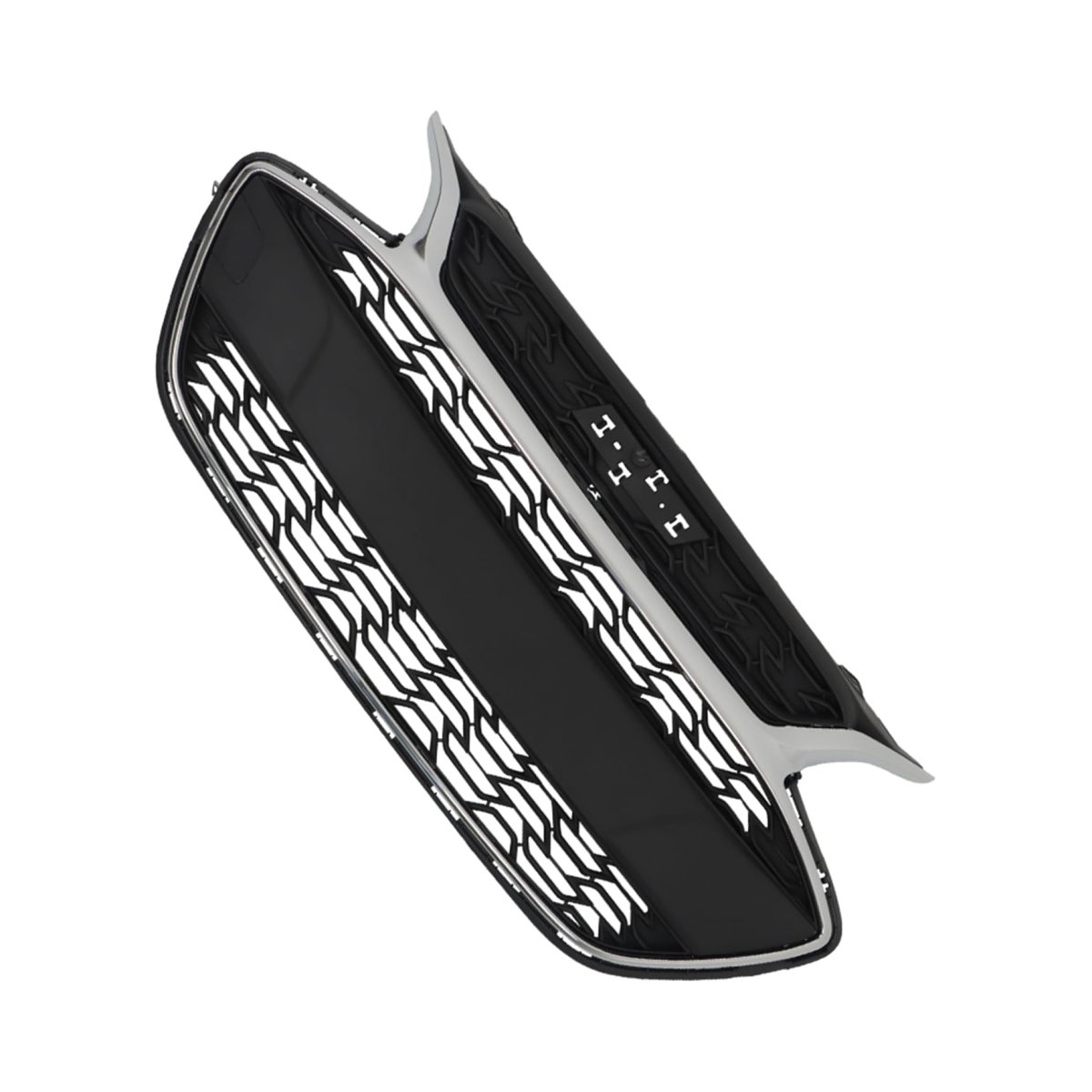 Front Upper Bumper Grille Black And Chrome Replacement For Spark 2019 2020 2021 2022 Part Number 42687998