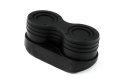 Red Hound Auto Compatible With Chevrolet Cobalt Pontiac G5 2005-2010 Cup Holder Rubber Insert Dual Drink Cupholder Liner
