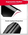 Kemimoto 1 Pair Motorcycle Handguard Coffin Cut Guard Hand Shields Compatible With 2014-2021 2022 2023 Touring Models Street