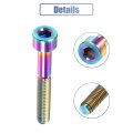 Uxcell Multicolor Universal M5x35 Bike Bicycle Seatpost Screw Seat Tube Round Head Accessory
