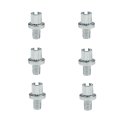 Pro Bat Universal Clutch Brake Cable Adjuster Screw 8mm X 1 25mm M8 Motorcycle Atv Pack Of 6 