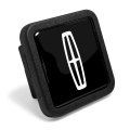 Lincoln Black Rubber Heavy Duty 2 In Trailer Tow Hitch Receiver Cover For Class 3 And 4 Officially Licensed Hcln Rbk 