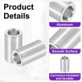 6pcs Aluminum Spacer 5 16 Od X 3 16 Id 8 Length Unthreaded Screw Standoff Bushing Plain Finish Round Metal For Screws Bolts And